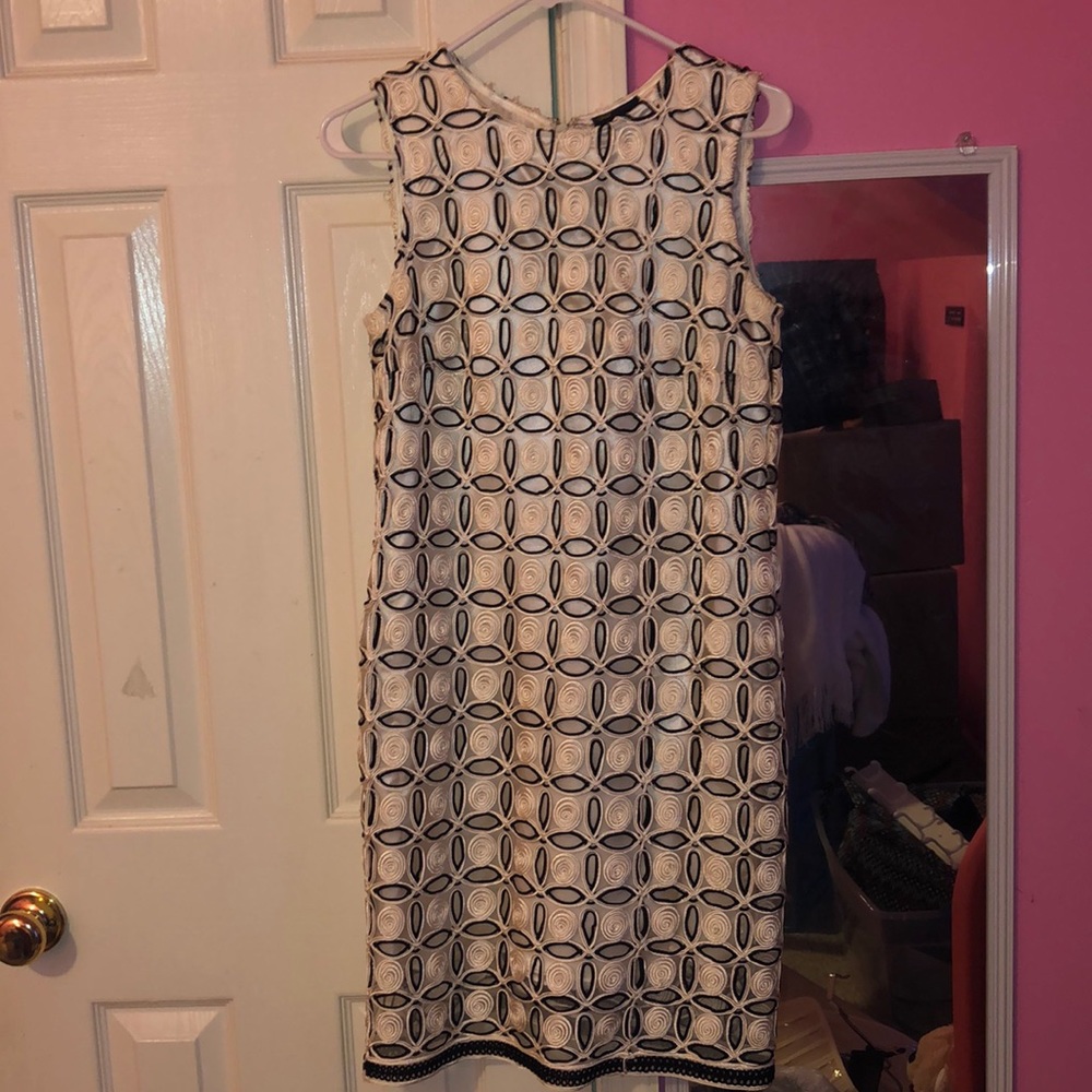 Black and white dress